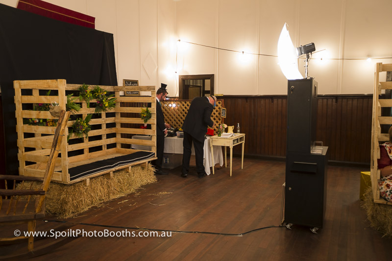 custom photo booth stage